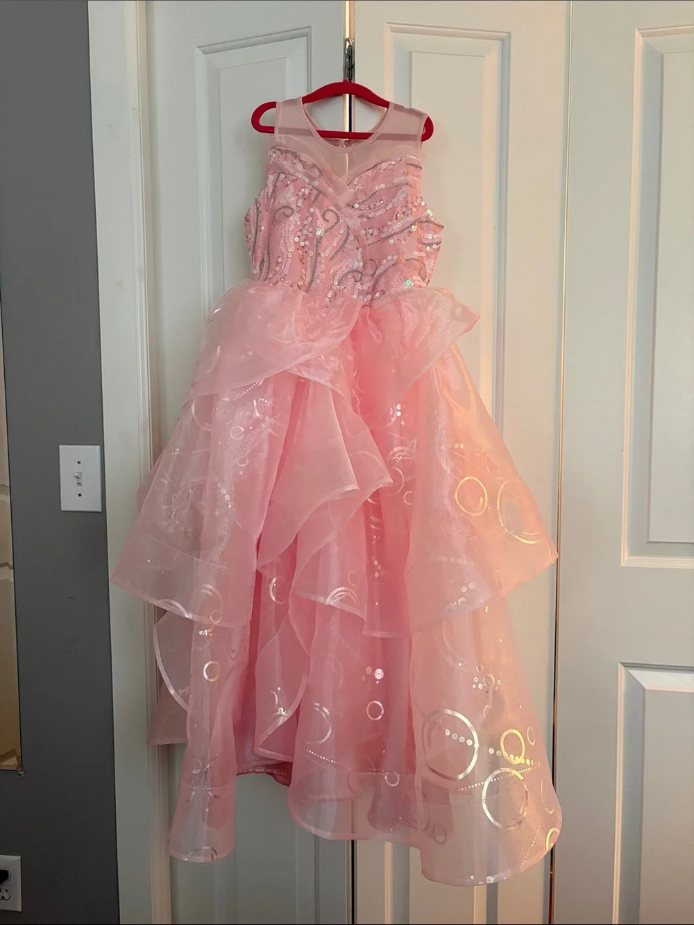 Spirit Pink Sequin Tulle Glinda Dress